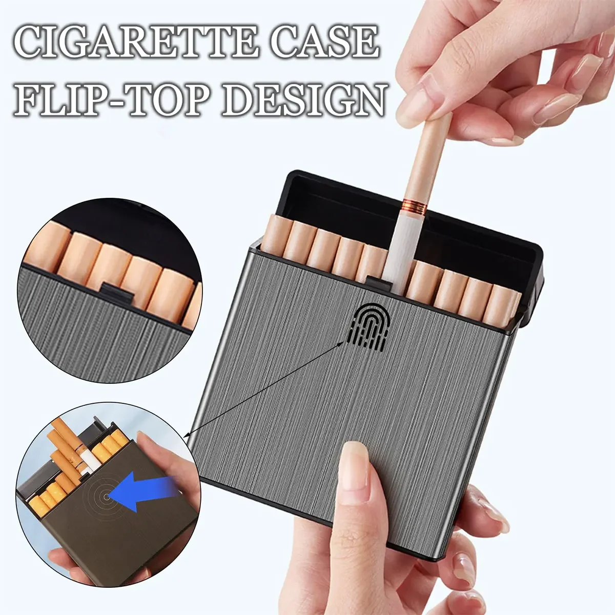 Large Capacity Cigarette Case  - огляд і ціна Smoking & Vaping Accessories